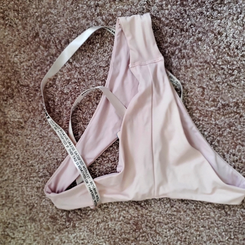 House of Cb Miyako Pink Color Thong Bikini Bottoms Medium - Picture 4 of 8